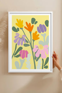 HOMEPACK Ahşap Çerçeveli Tablo Çerçeveli Poster Sanatsal Modern Duvar Dekoru TK-1067