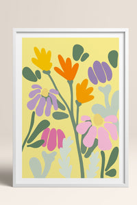 HOMEPACK Ahşap Çerçeveli Tablo Çerçeveli Poster Sanatsal Modern Duvar Dekoru TK-1067