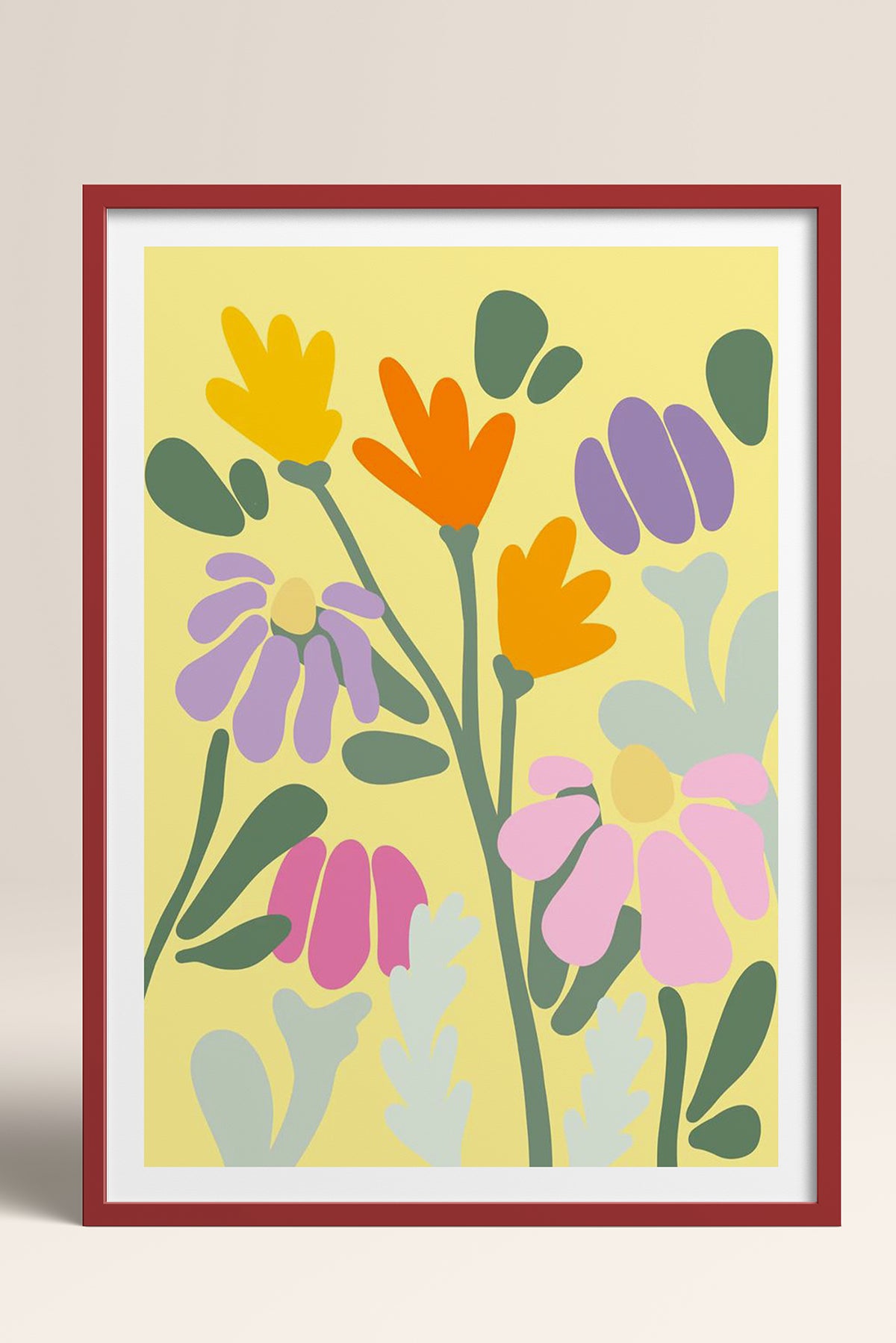 HOMEPACK Ahşap Çerçeveli Tablo Çerçeveli Poster Sanatsal Modern Duvar Dekoru TK-1067