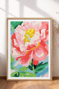 HOMEPACK Ahşap Çerçeveli Tablo Çerçeveli Poster Sanatsal Modern Duvar Dekoru TK-1074
