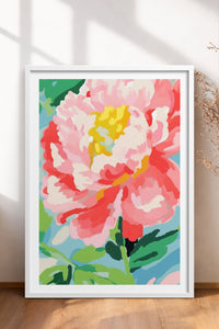 HOMEPACK Ahşap Çerçeveli Tablo Çerçeveli Poster Sanatsal Modern Duvar Dekoru TK-1074