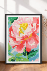 HOMEPACK Ahşap Çerçeveli Tablo Çerçeveli Poster Sanatsal Modern Duvar Dekoru TK-1074