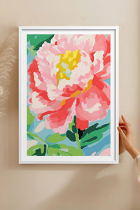 HOMEPACK Ahşap Çerçeveli Tablo Çerçeveli Poster Sanatsal Modern Duvar Dekoru TK-1074
