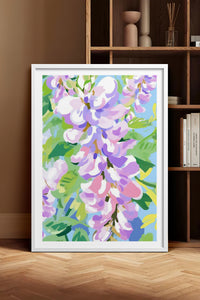 HOMEPACK Ahşap Çerçeveli Tablo Çerçeveli Poster Sanatsal Modern Duvar Dekoru TK-1075