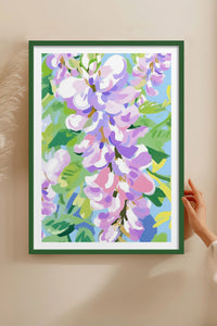 HOMEPACK Ahşap Çerçeveli Tablo Çerçeveli Poster Sanatsal Modern Duvar Dekoru TK-1075