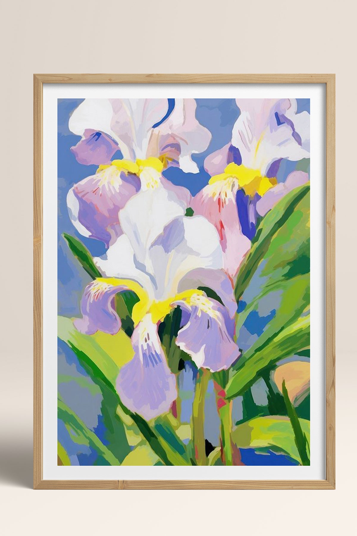 HOMEPACK Ahşap Çerçeveli Tablo Çerçeveli Poster Sanatsal Modern Duvar Dekoru TK-1076