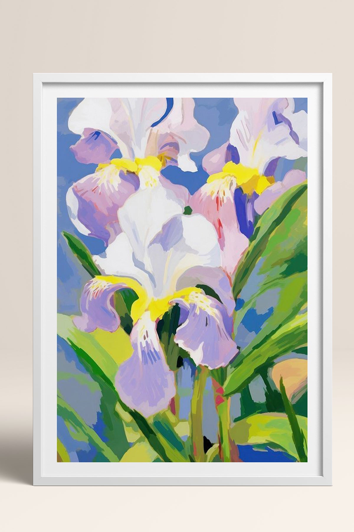 HOMEPACK Ahşap Çerçeveli Tablo Çerçeveli Poster Sanatsal Modern Duvar Dekoru TK-1076