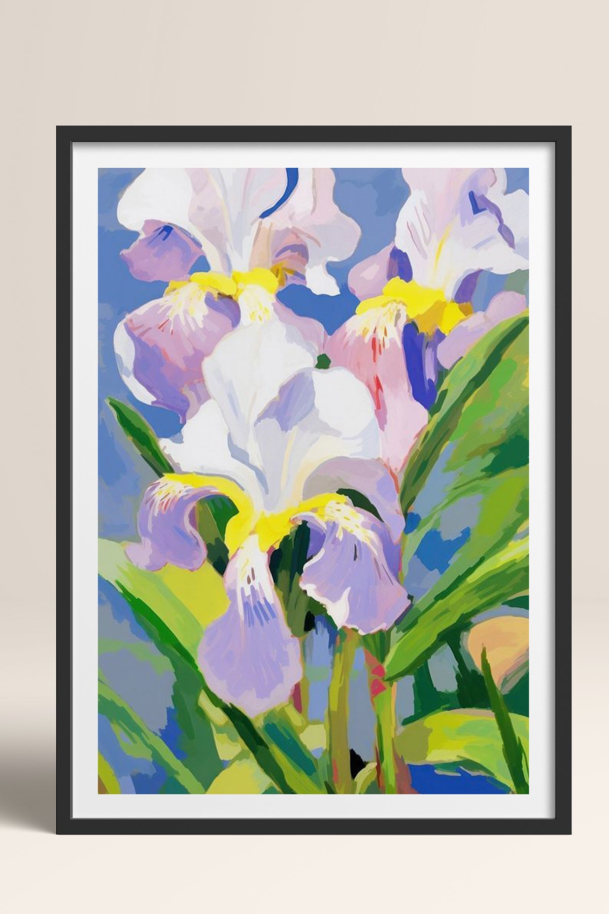 HOMEPACK Ahşap Çerçeveli Tablo Çerçeveli Poster Sanatsal Modern Duvar Dekoru TK-1076