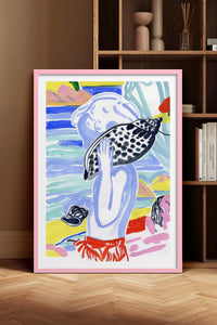 HOMEPACK Ahşap Çerçeveli Tablo Çerçeveli Poster Sanatsal Modern Duvar Dekoru TK-1077