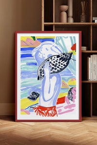 HOMEPACK Ahşap Çerçeveli Tablo Çerçeveli Poster Sanatsal Modern Duvar Dekoru TK-1077