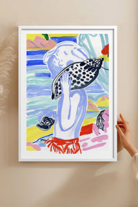 HOMEPACK Ahşap Çerçeveli Tablo Çerçeveli Poster Sanatsal Modern Duvar Dekoru TK-1077