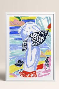 HOMEPACK Ahşap Çerçeveli Tablo Çerçeveli Poster Sanatsal Modern Duvar Dekoru TK-1077