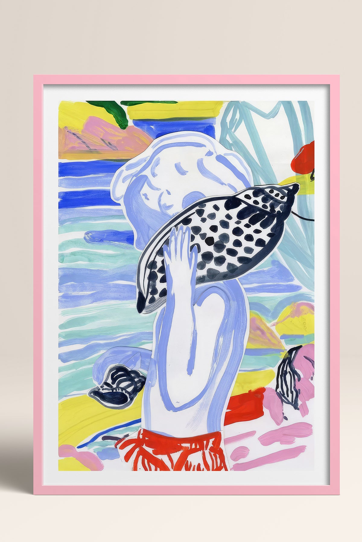 HOMEPACK Ahşap Çerçeveli Tablo Çerçeveli Poster Sanatsal Modern Duvar Dekoru TK-1077