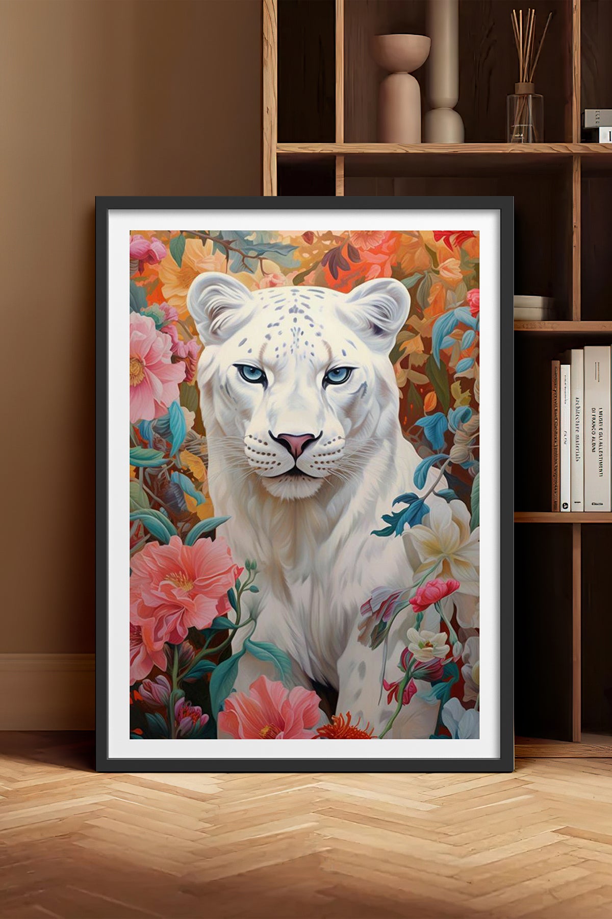 HOMEPACK Ahşap Çerçeveli Tablo Çerçeveli Poster Sanatsal Modern Duvar Dekoru TK-1080