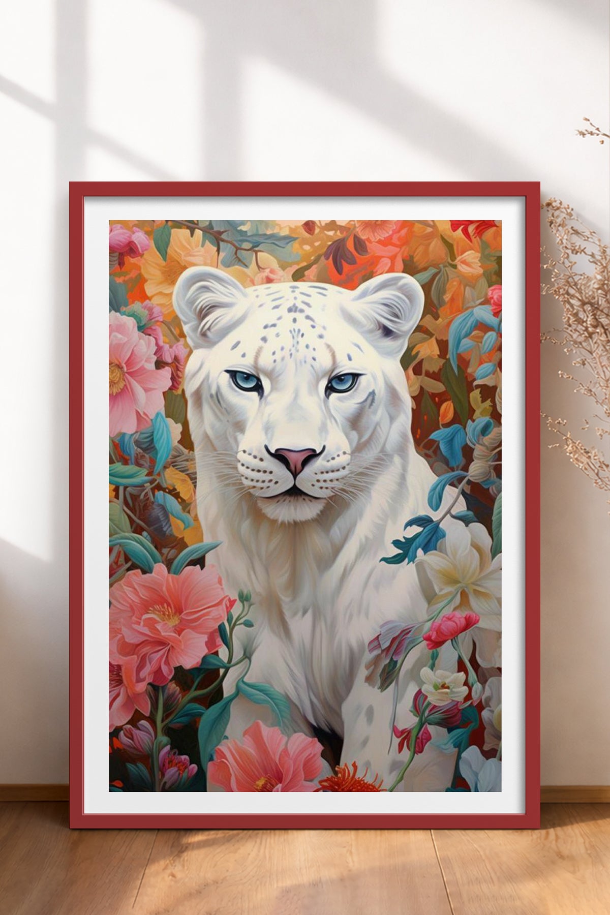 HOMEPACK Ahşap Çerçeveli Tablo Çerçeveli Poster Sanatsal Modern Duvar Dekoru TK-1080