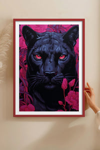 HOMEPACK Ahşap Çerçeveli Tablo Çerçeveli Poster Sanatsal Modern Duvar Dekoru TK-1081