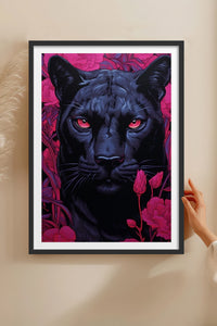 HOMEPACK Ahşap Çerçeveli Tablo Çerçeveli Poster Sanatsal Modern Duvar Dekoru TK-1081