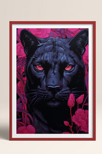 HOMEPACK Ahşap Çerçeveli Tablo Çerçeveli Poster Sanatsal Modern Duvar Dekoru TK-1081