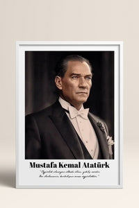 HOMEPACK Ahşap Çerçeveli Tablo Çerçeveli Poster Sanatsal Modern Duvar Dekoru TK-10813