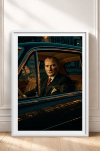 HOMEPACK Ahşap Çerçeveli Tablo Çerçeveli Poster Sanatsal Modern Duvar Dekoru TK-10817