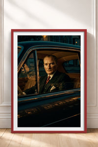 HOMEPACK Ahşap Çerçeveli Tablo Çerçeveli Poster Sanatsal Modern Duvar Dekoru TK-10817