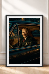 HOMEPACK Ahşap Çerçeveli Tablo Çerçeveli Poster Sanatsal Modern Duvar Dekoru TK-10817