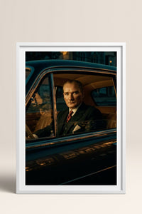 HOMEPACK Ahşap Çerçeveli Tablo Çerçeveli Poster Sanatsal Modern Duvar Dekoru TK-10817