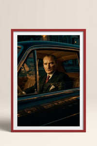 HOMEPACK Ahşap Çerçeveli Tablo Çerçeveli Poster Sanatsal Modern Duvar Dekoru TK-10817
