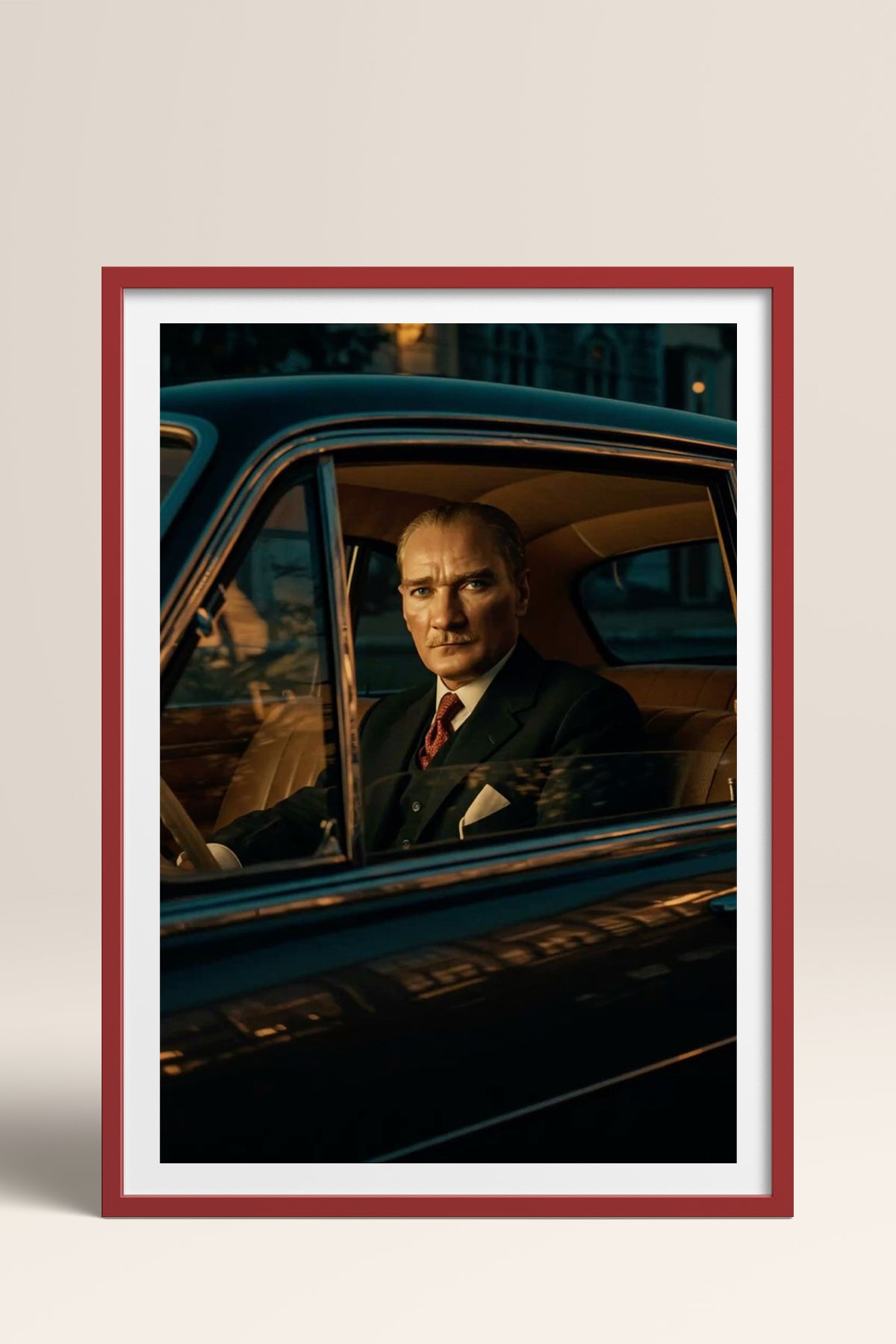 HOMEPACK Ahşap Çerçeveli Tablo Çerçeveli Poster Sanatsal Modern Duvar Dekoru TK-10817