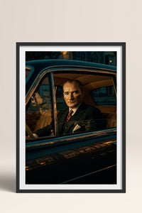 HOMEPACK Ahşap Çerçeveli Tablo Çerçeveli Poster Sanatsal Modern Duvar Dekoru TK-10817