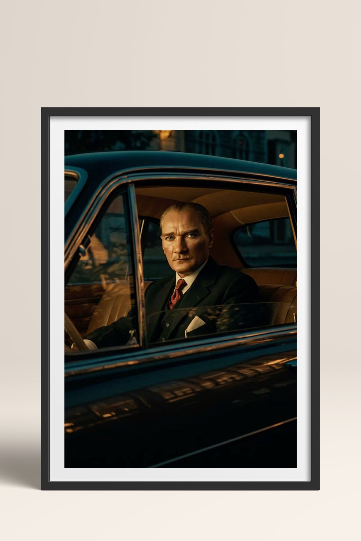 HOMEPACK Ahşap Çerçeveli Tablo Çerçeveli Poster Sanatsal Modern Duvar Dekoru TK-10817