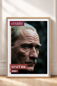 HOMEPACK Ahşap Çerçeveli Tablo Çerçeveli Poster Sanatsal Modern Duvar Dekoru TK-10818