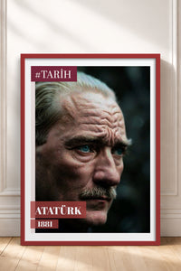 HOMEPACK Ahşap Çerçeveli Tablo Çerçeveli Poster Sanatsal Modern Duvar Dekoru TK-10818