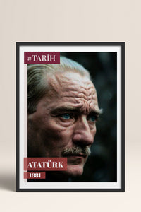 HOMEPACK Ahşap Çerçeveli Tablo Çerçeveli Poster Sanatsal Modern Duvar Dekoru TK-10818