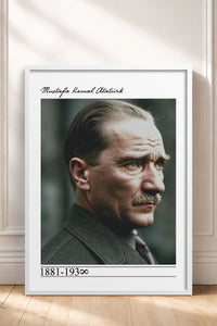 HOMEPACK Ahşap Çerçeveli Tablo Çerçeveli Poster Sanatsal Modern Duvar Dekoru TK-10819