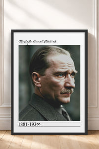 HOMEPACK Ahşap Çerçeveli Tablo Çerçeveli Poster Sanatsal Modern Duvar Dekoru TK-10819