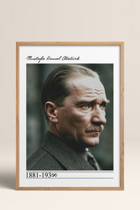 HOMEPACK Ahşap Çerçeveli Tablo Çerçeveli Poster Sanatsal Modern Duvar Dekoru TK-10819