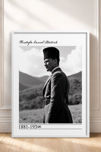HOMEPACK Ahşap Çerçeveli Tablo Çerçeveli Poster Sanatsal Modern Duvar Dekoru TK-10820