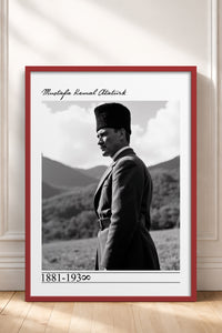 HOMEPACK Ahşap Çerçeveli Tablo Çerçeveli Poster Sanatsal Modern Duvar Dekoru TK-10820