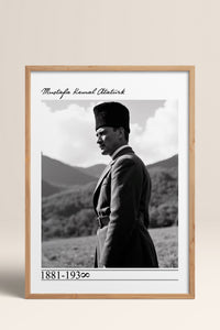 HOMEPACK Ahşap Çerçeveli Tablo Çerçeveli Poster Sanatsal Modern Duvar Dekoru TK-10820