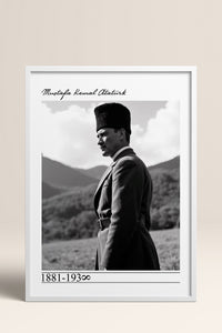 HOMEPACK Ahşap Çerçeveli Tablo Çerçeveli Poster Sanatsal Modern Duvar Dekoru TK-10820