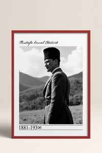 HOMEPACK Ahşap Çerçeveli Tablo Çerçeveli Poster Sanatsal Modern Duvar Dekoru TK-10820