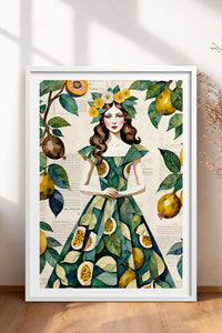 HOMEPACK Ahşap Çerçeveli Tablo Çerçeveli Poster Sanatsal Modern Duvar Dekoru TK-1083