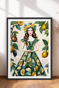 HOMEPACK Ahşap Çerçeveli Tablo Çerçeveli Poster Sanatsal Modern Duvar Dekoru TK-1083