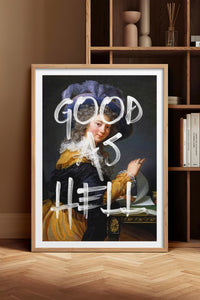 HOMEPACK Ahşap Çerçeveli Tablo Çerçeveli Poster Sanatsal Modern Duvar Dekoru TK-1085