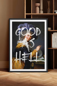 HOMEPACK Ahşap Çerçeveli Tablo Çerçeveli Poster Sanatsal Modern Duvar Dekoru TK-1085