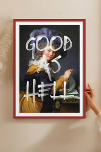 HOMEPACK Ahşap Çerçeveli Tablo Çerçeveli Poster Sanatsal Modern Duvar Dekoru TK-1085