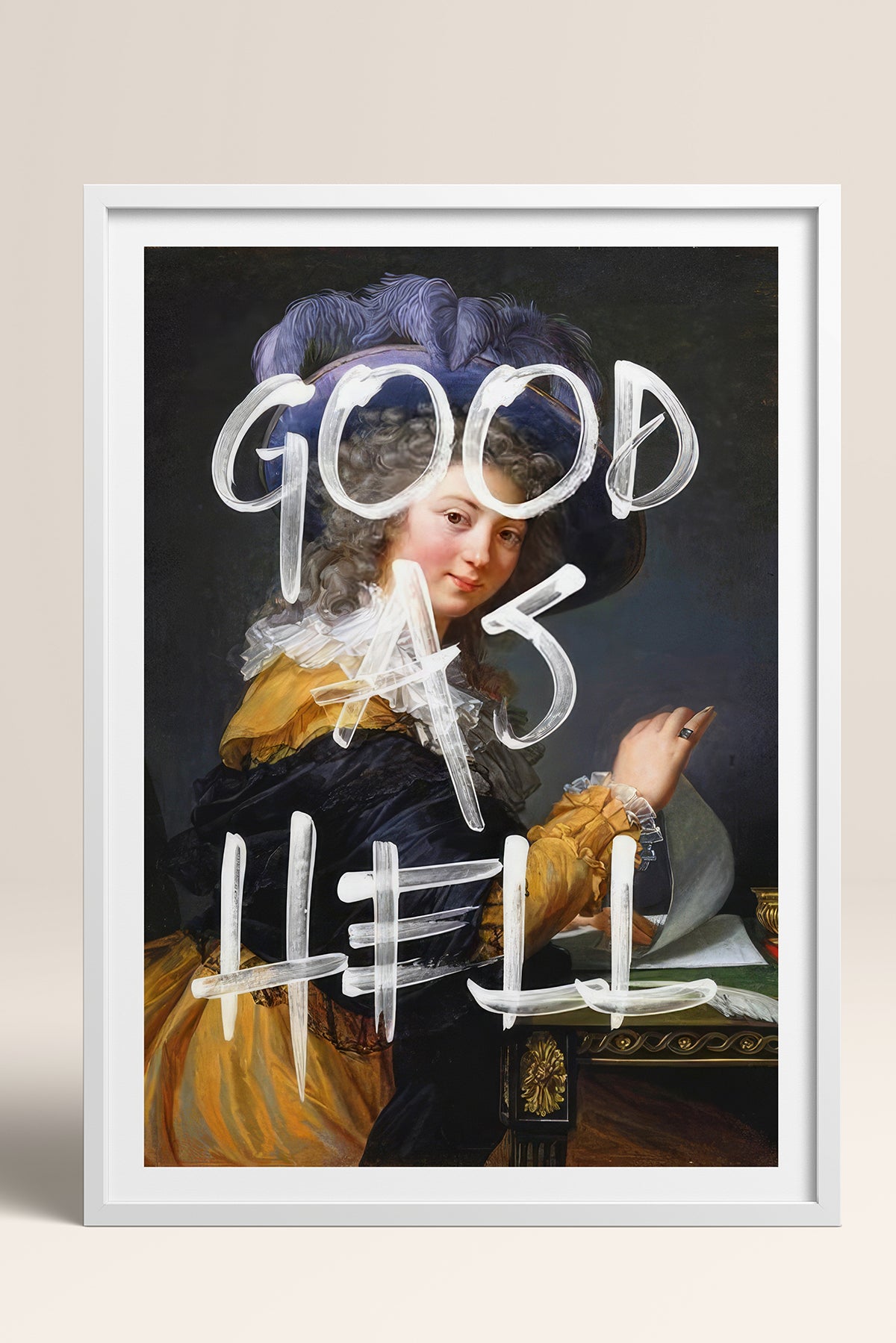 HOMEPACK Ahşap Çerçeveli Tablo Çerçeveli Poster Sanatsal Modern Duvar Dekoru TK-1085