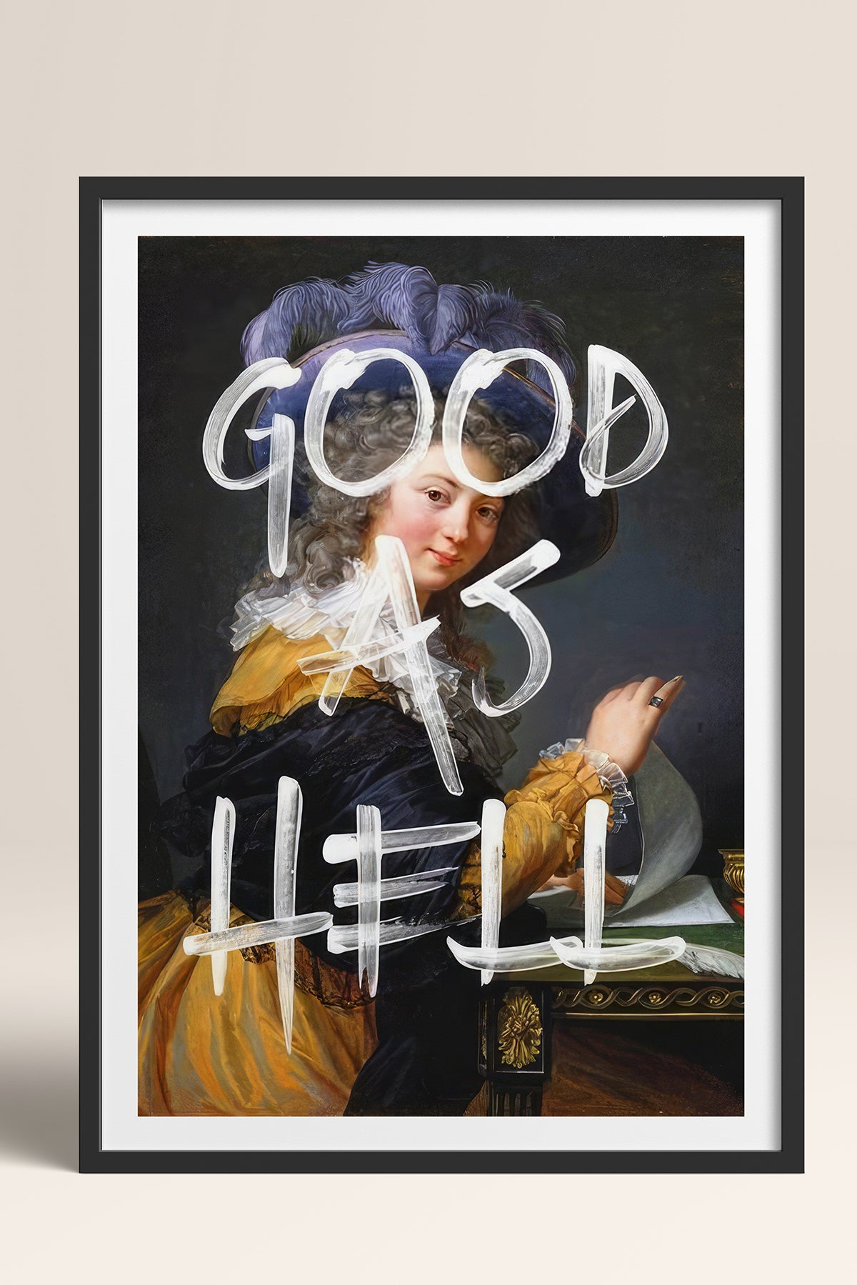 HOMEPACK Ahşap Çerçeveli Tablo Çerçeveli Poster Sanatsal Modern Duvar Dekoru TK-1085