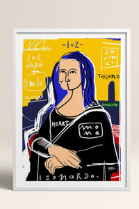 HOMEPACK Ahşap Çerçeveli Tablo Çerçeveli Poster Sanatsal Modern Duvar Dekoru TK-1086